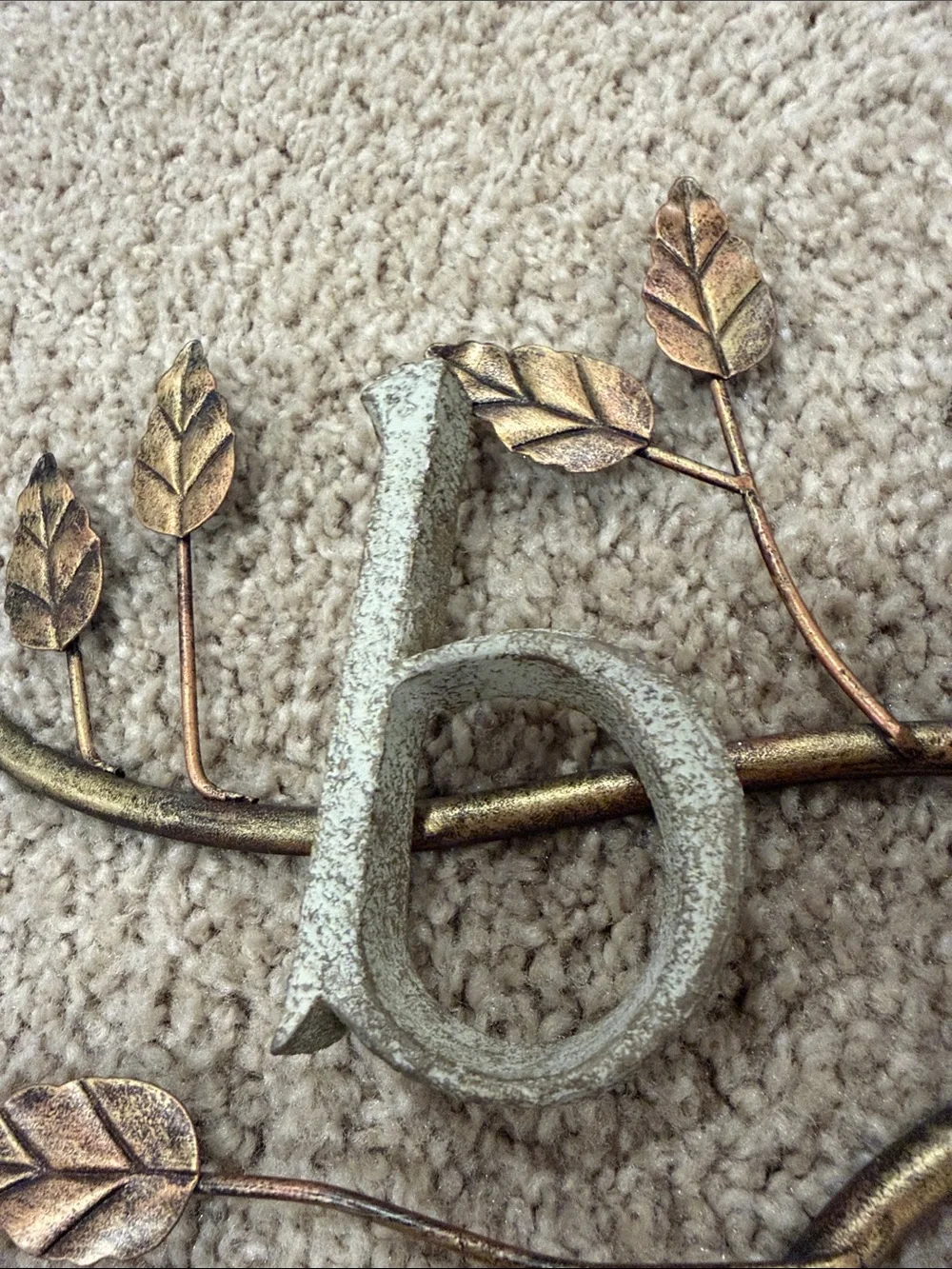 Rustic “Blessing” metal wall decor